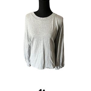 Dylan Gray Long Balloon Sleeved Crewneck Sweatshirt, size medium